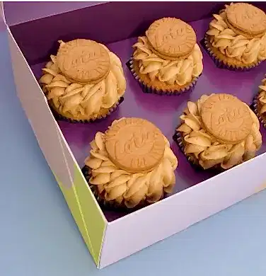 Caramel Crunch Cupcakes