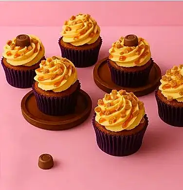 Box Of 6 Caramel Cupcakes