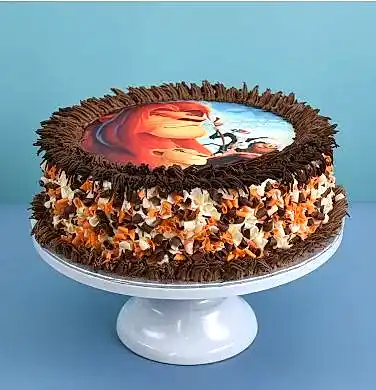 Lion King Round Cake