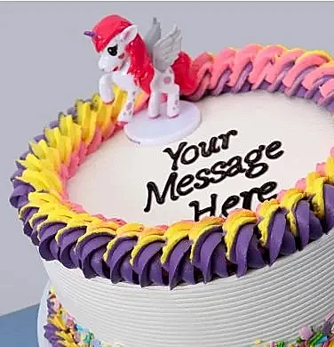 Unicorn Rainbow Themed Cake