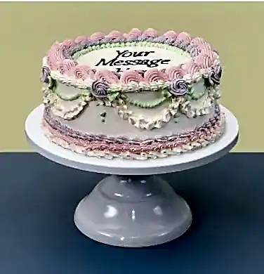 Elegant Pastel Vintage Cake