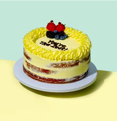 Naked Lemon Drizzle Delight Cake
