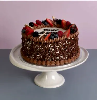 Chocolate Berries Cake