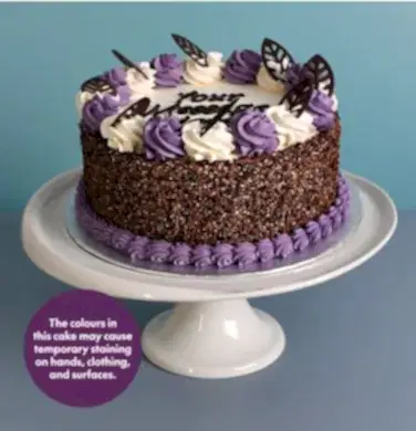 Lilac Chocolate Cake