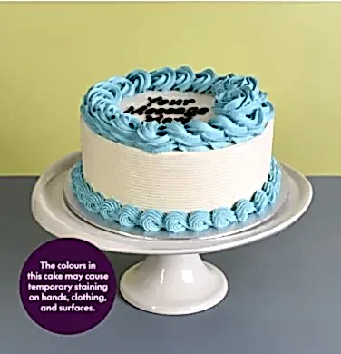 Colour Theme Swirl Cake