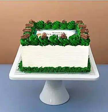 Safari Animals Square Cake