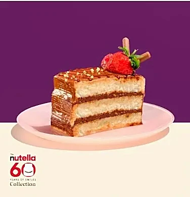 Glazed Strawberry Slice with Nutella®