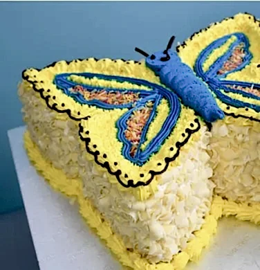 Sunny Sky Butterfly Cake