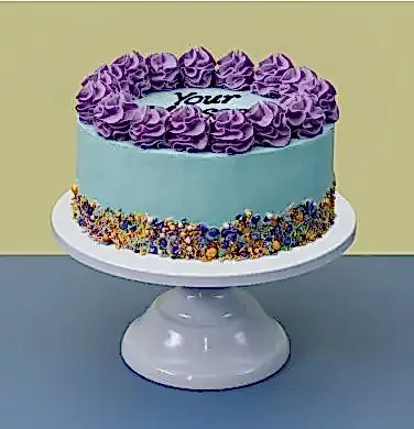 Galaxy Sprinkles Cake