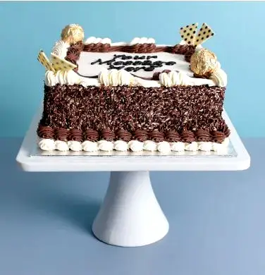 Chocolate Curl and Hazelnut Topper