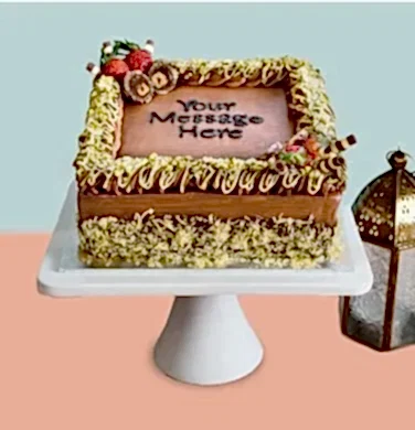 Dubai Chocolate Square Cake
